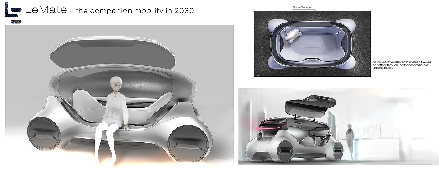 Lemate，汽车设计，外观Q萌，造型独特，