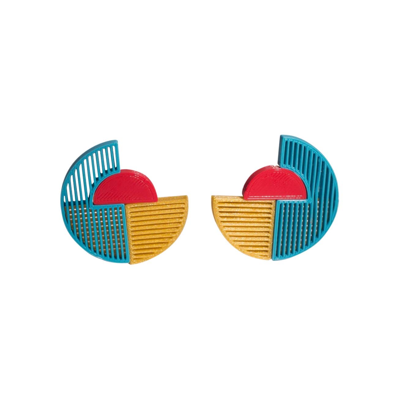 Earrings，Turquoise，