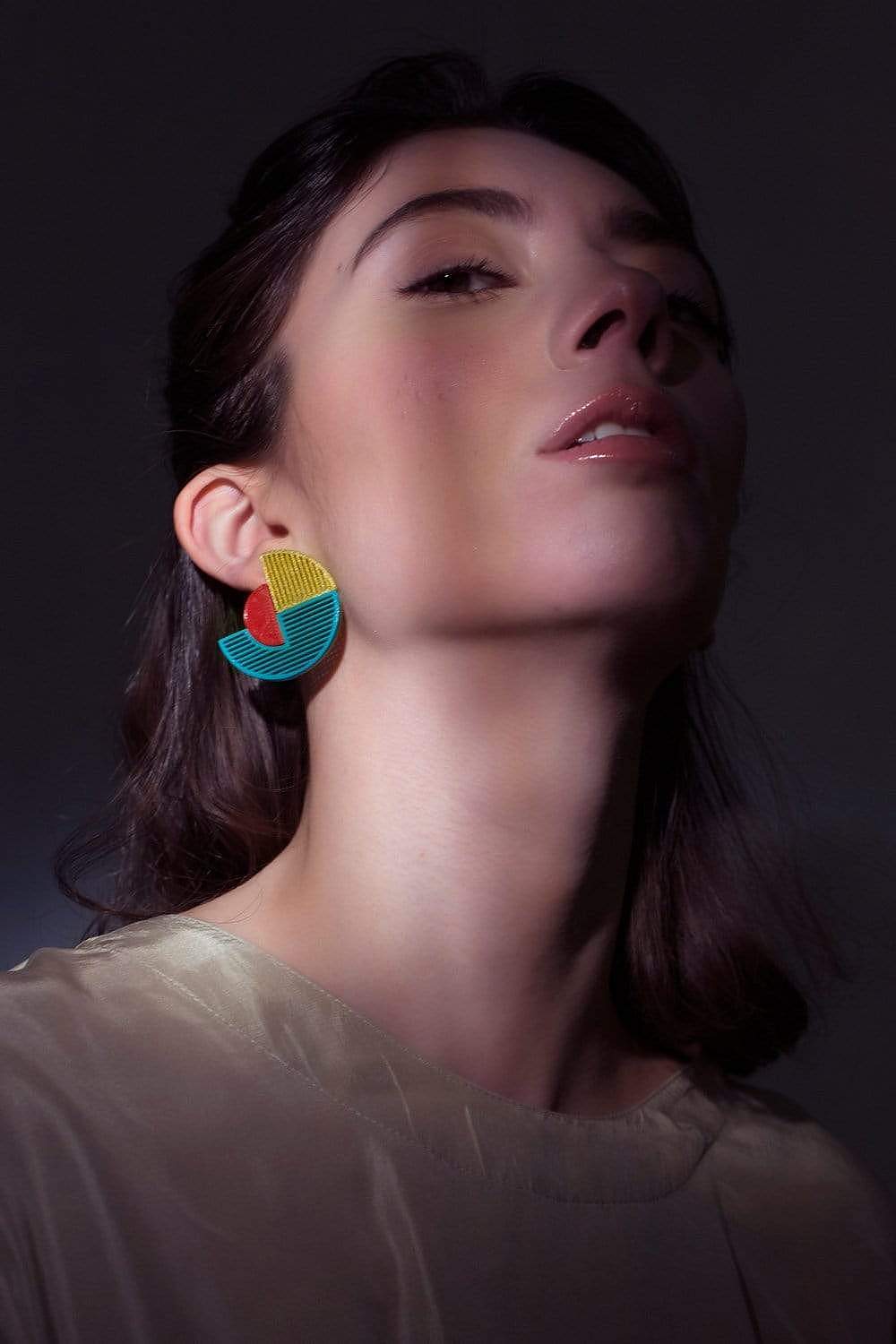 Earrings，Turquoise，