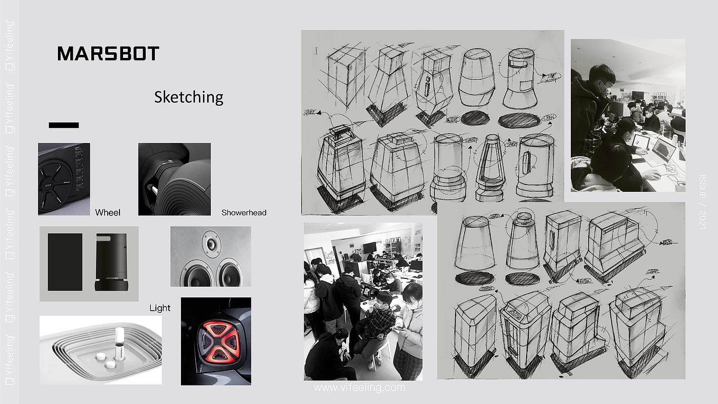 product design，industrial design，sample reels，Keyshot rendering，Postgraduate entrance examination retest，robot，Subway disinfection，Disinfection robot，