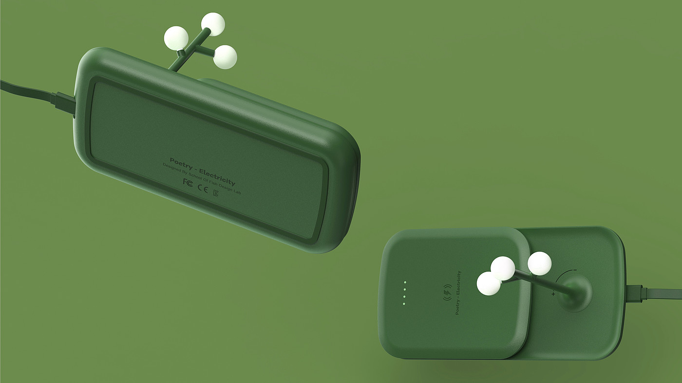 Night light，Atmosphere lamp，portable battery，Wireless charging，Receive，desktop，