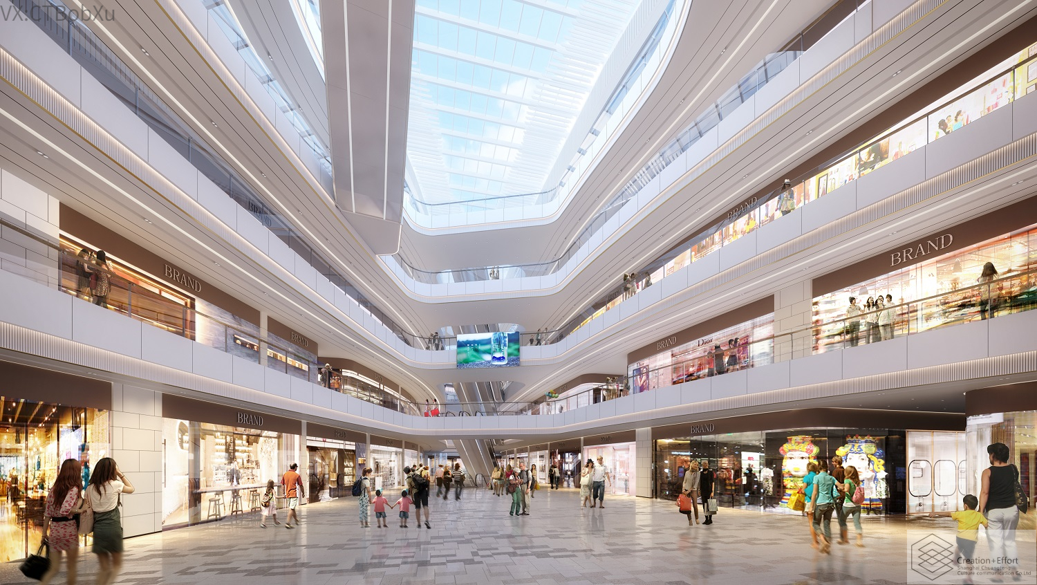 Building interior, renderings, home furnishings, restaurants, shopping malls, hotels，