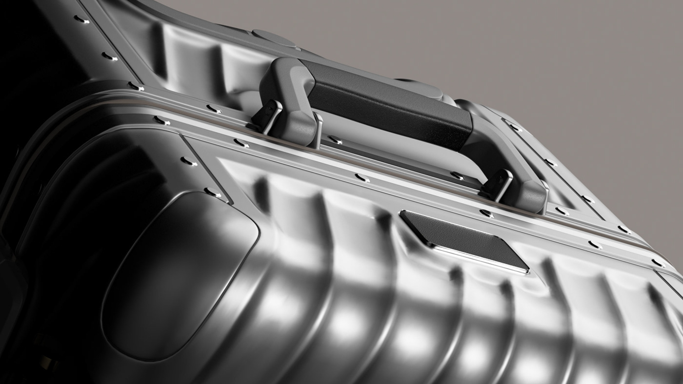 product design，trunk，Aluminum products，Tumi，