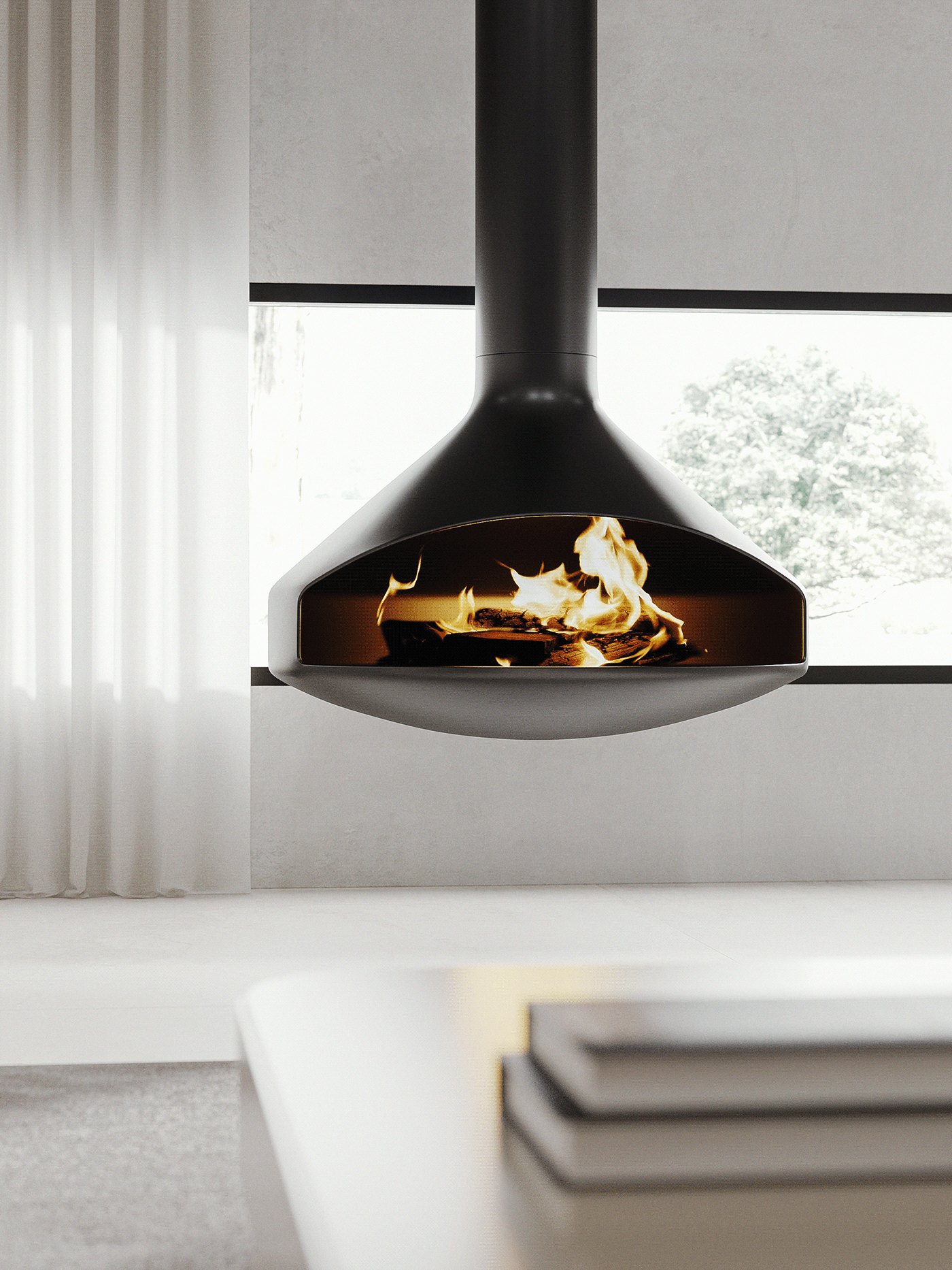 Interior design，cg，Warm color，