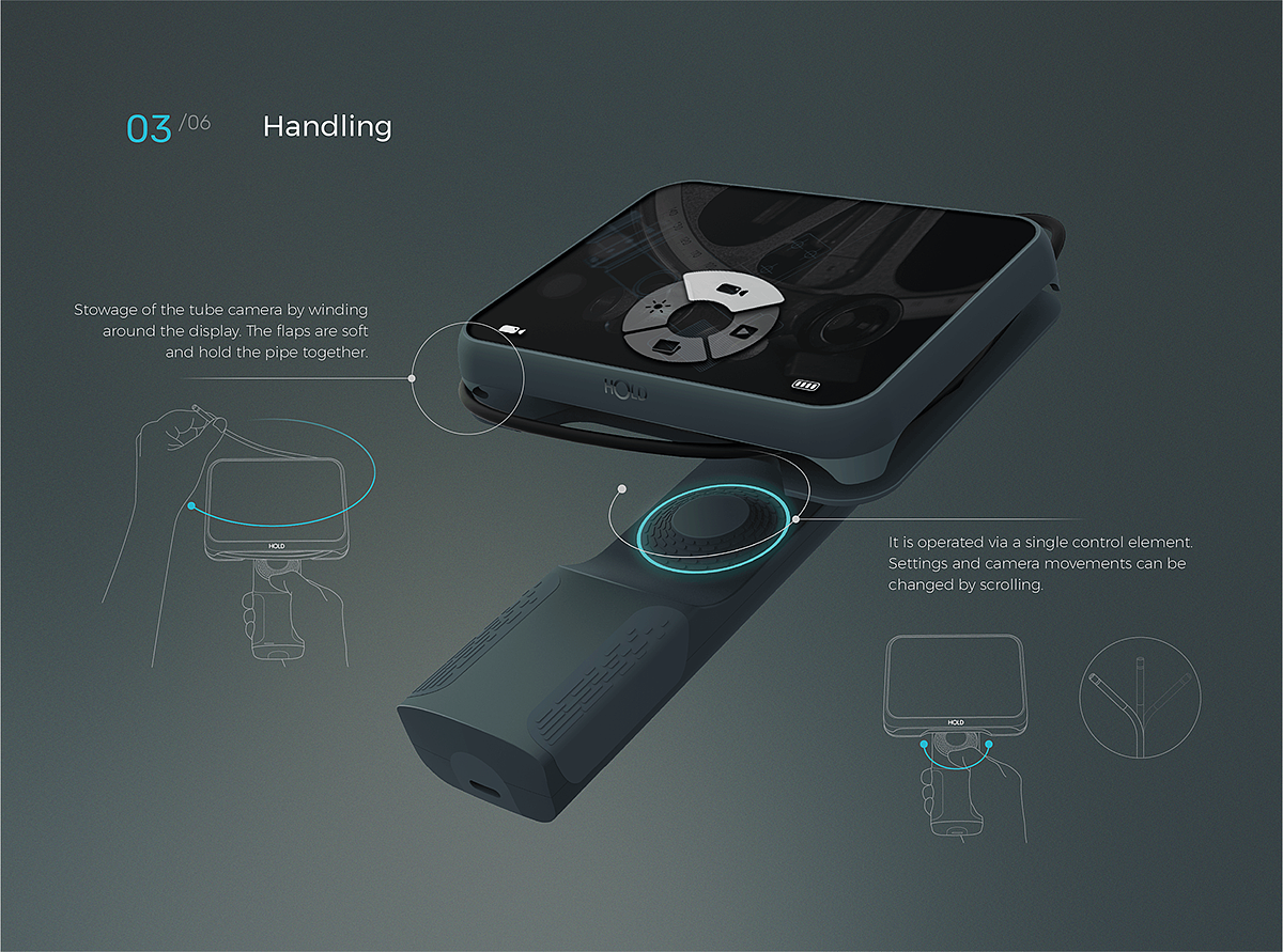 Endoscope，hold，Ergonomics，Testing instrument，HOLD，