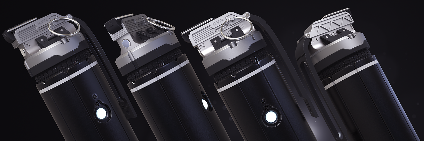 grenade，industrial design，