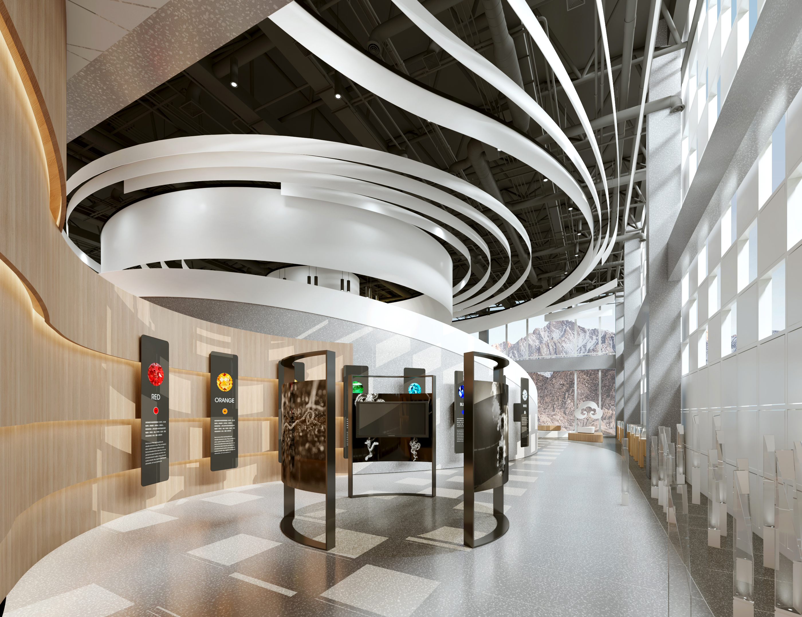 Exhibition hall design，Interior design，Shangfan architecture，