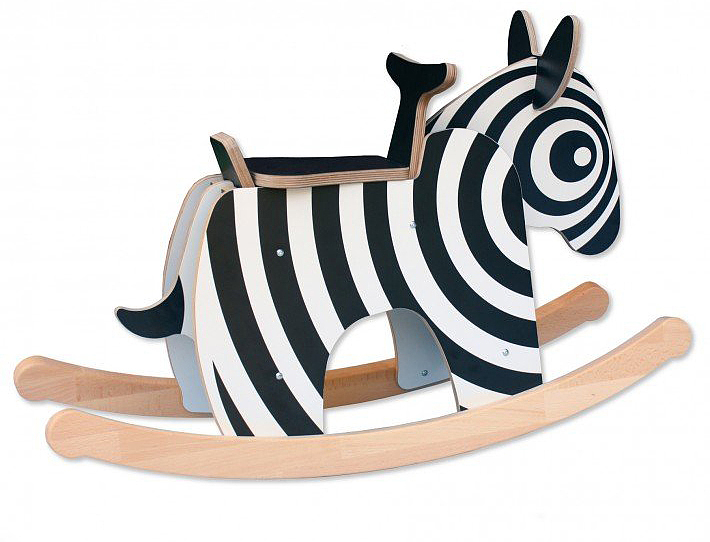 Children's Toys，zebra，Rocking chair，