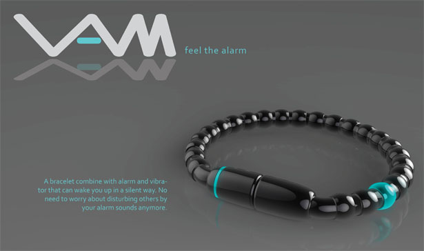 Bracelet alarm，Personal brain，Smartphone app，Vibration alarm，awaken，