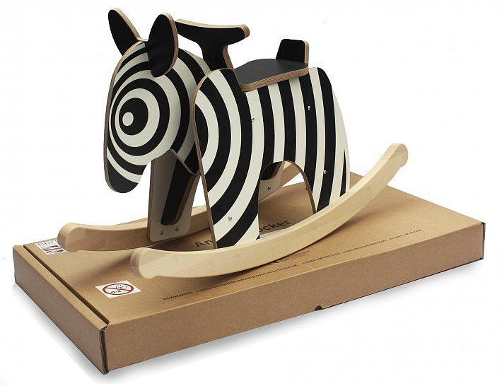 Children's Toys，zebra，Rocking chair，