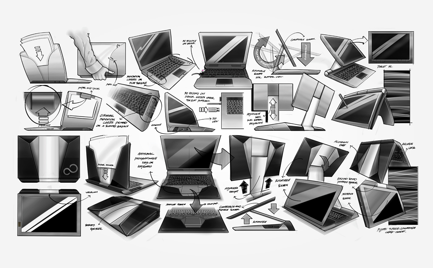 Fujitsu ，brand，Notebook computer，Touch screen，