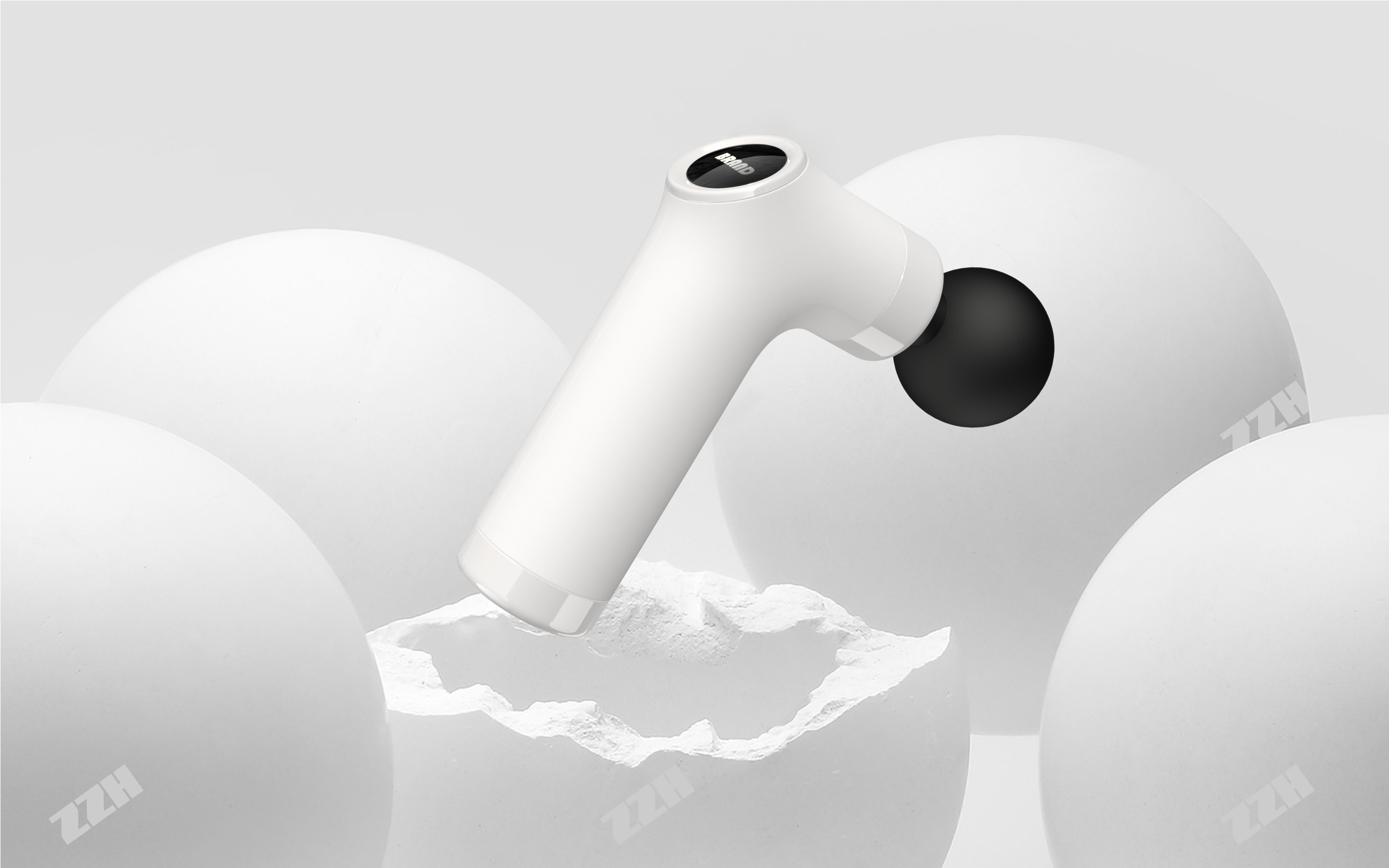 Fascia gun，Shun Guai，like a breath of fresh air，simple but elegant，Simplicity，