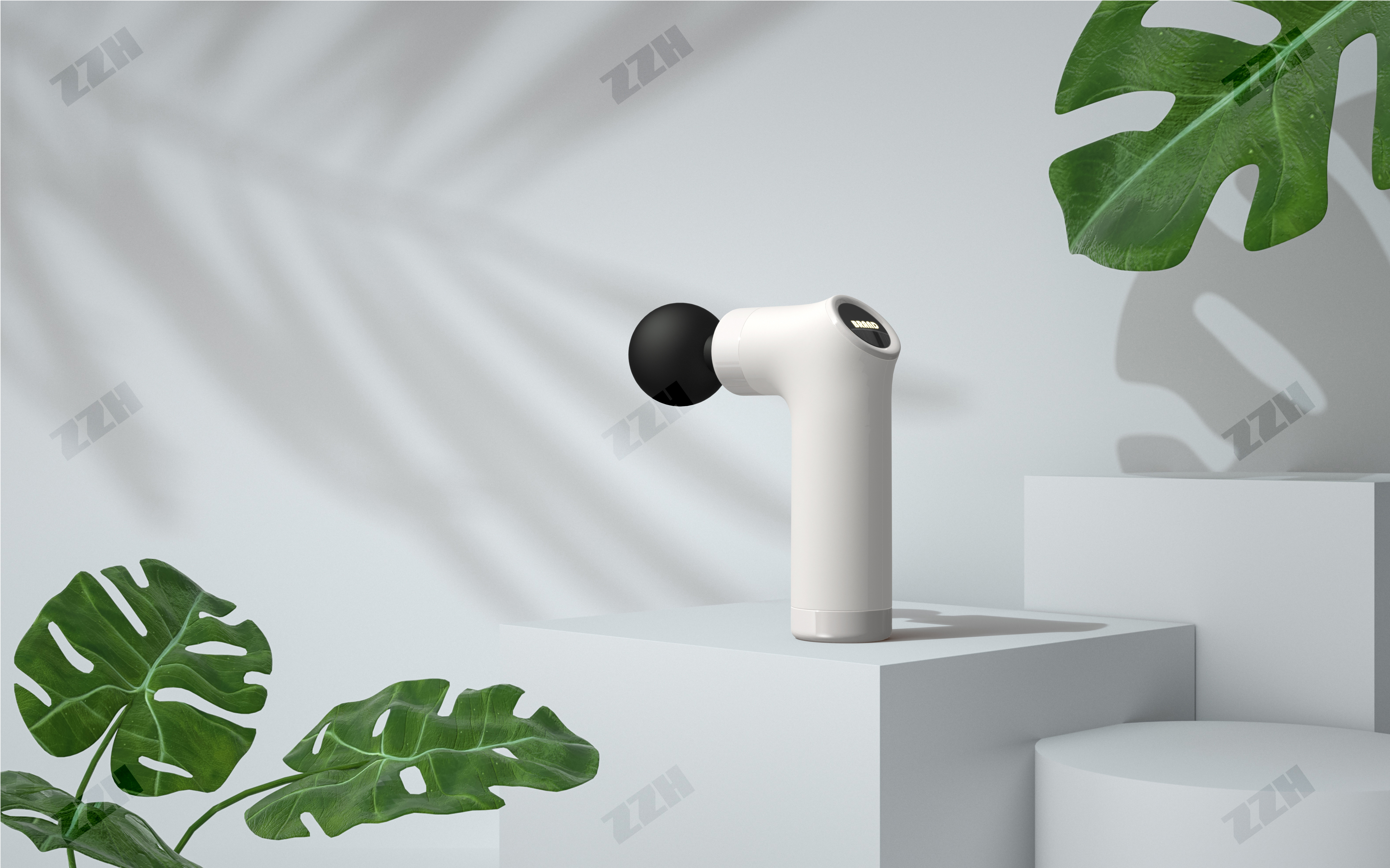 Fascia gun，Shun Guai，like a breath of fresh air，simple but elegant，Simplicity，