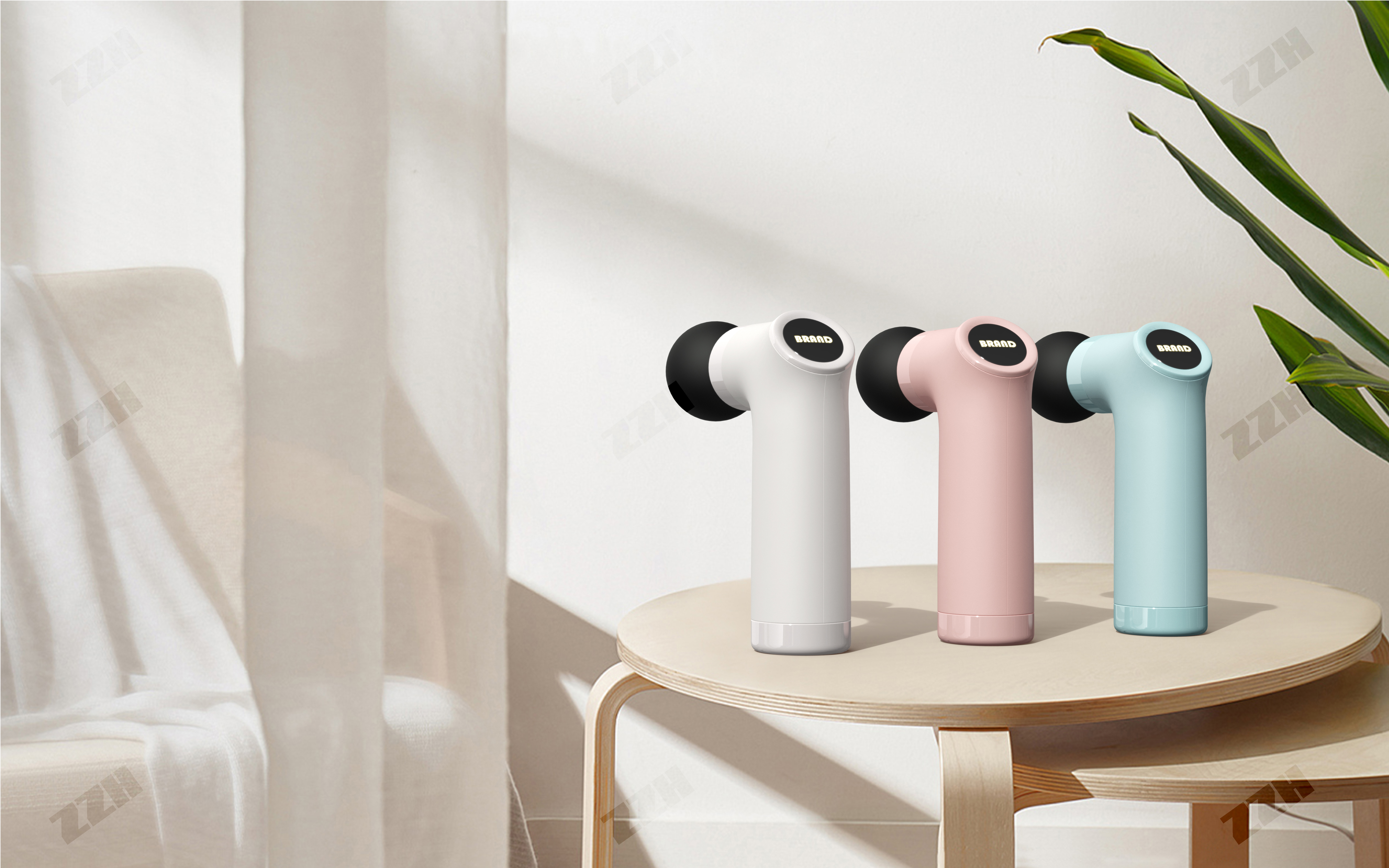 Fascia gun，Shun Guai，like a breath of fresh air，simple but elegant，Simplicity，