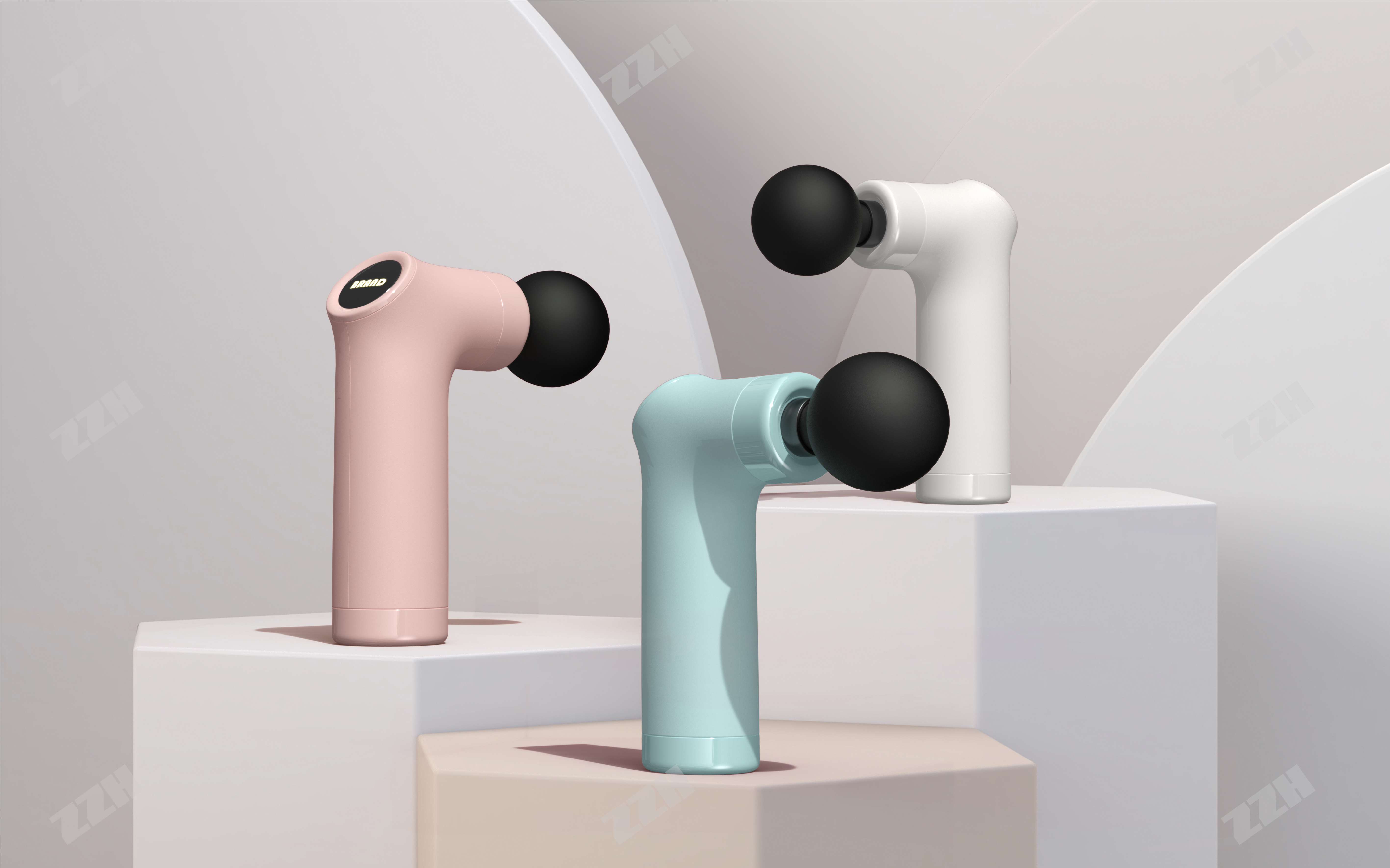 Fascia gun，Shun Guai，like a breath of fresh air，simple but elegant，Simplicity，