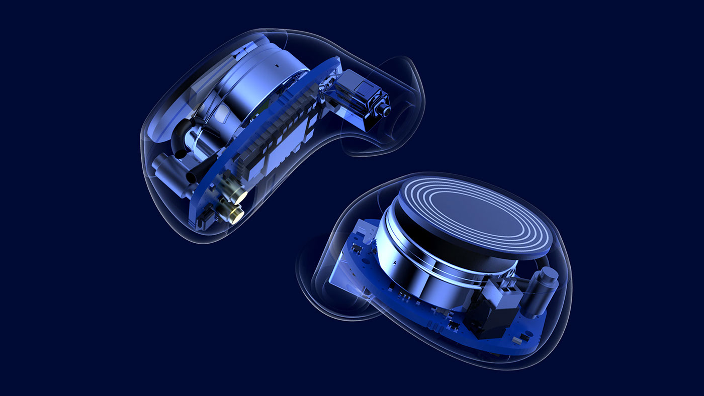 Wireless headset，translate，Touch screen，To the ear，