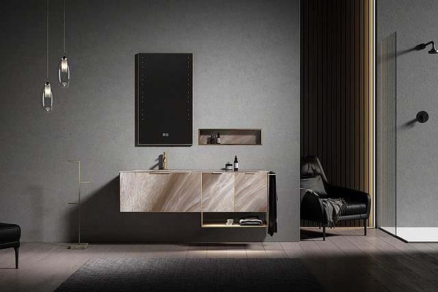 Jane luxury bathroom cabinet，