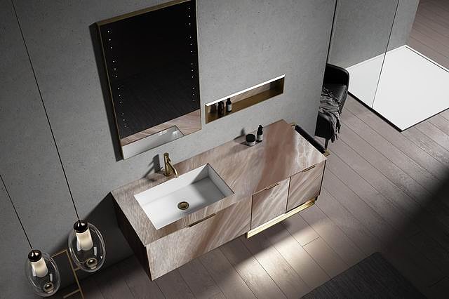 Jane luxury bathroom cabinet，
