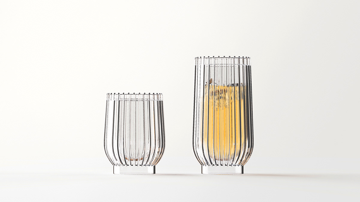 tableware，line，Glass，