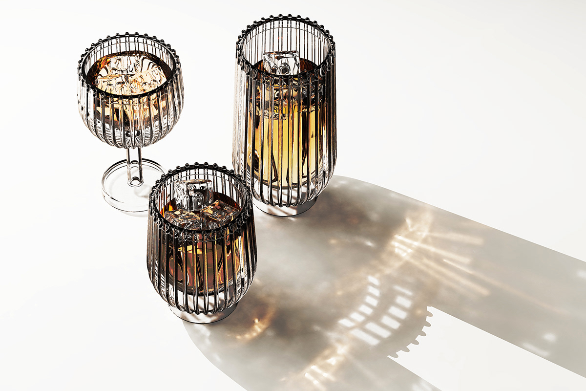 tableware，line，Glass，