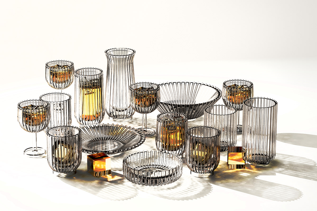 tableware，line，Glass，