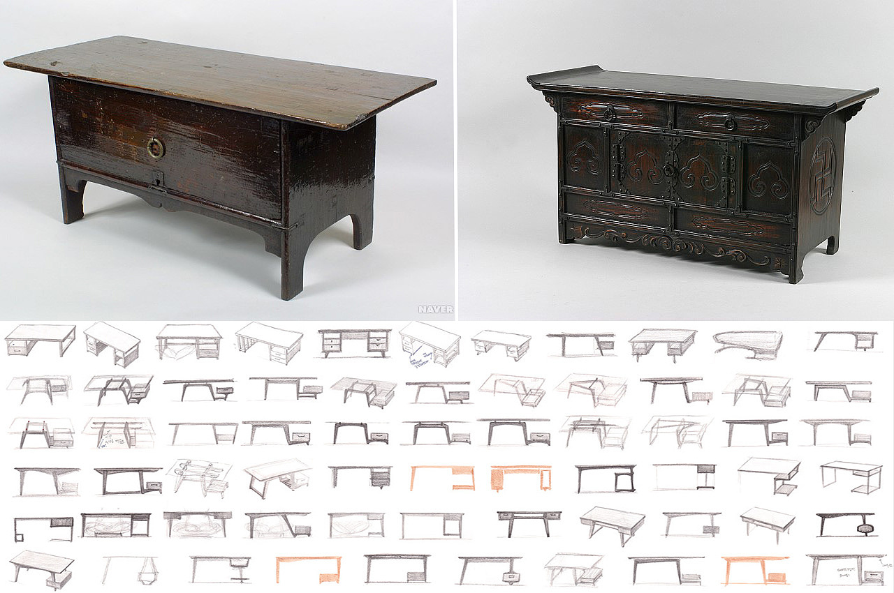 desk，Table，wooden ，
