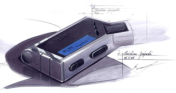 Mr Christian Graje，product design，Hand drawing，Marker light and shadow，