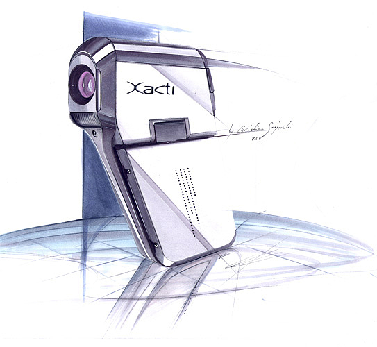 Mr Christian Graje，product design，Hand drawing，Marker light and shadow，
