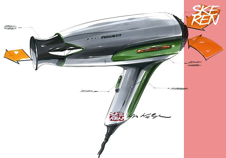 Marker hand drawn，Sangwon Seok，Automotive Designer，the republic of korea，