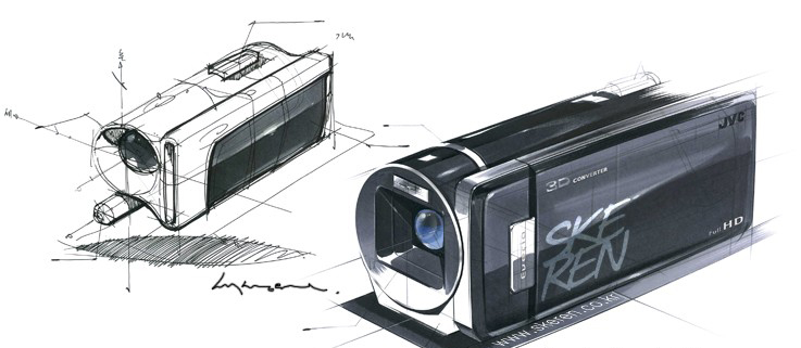 Marker hand drawn，Sangwon Seok，Automotive Designer，the republic of korea，