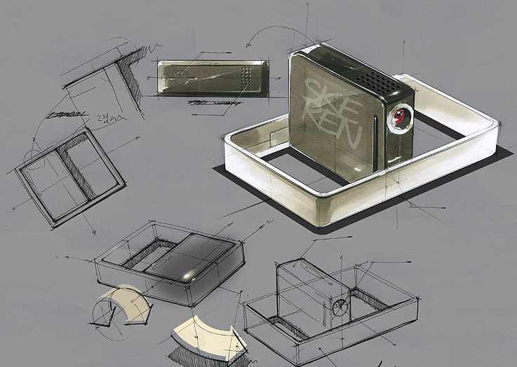 Marker hand drawn，Sangwon Seok，Automotive Designer，the republic of korea，