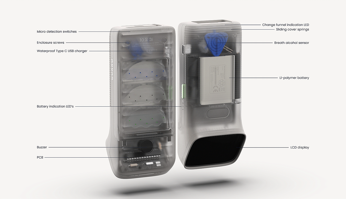 Alcohol detector，Drunk driving，Expiratory intoxicator，