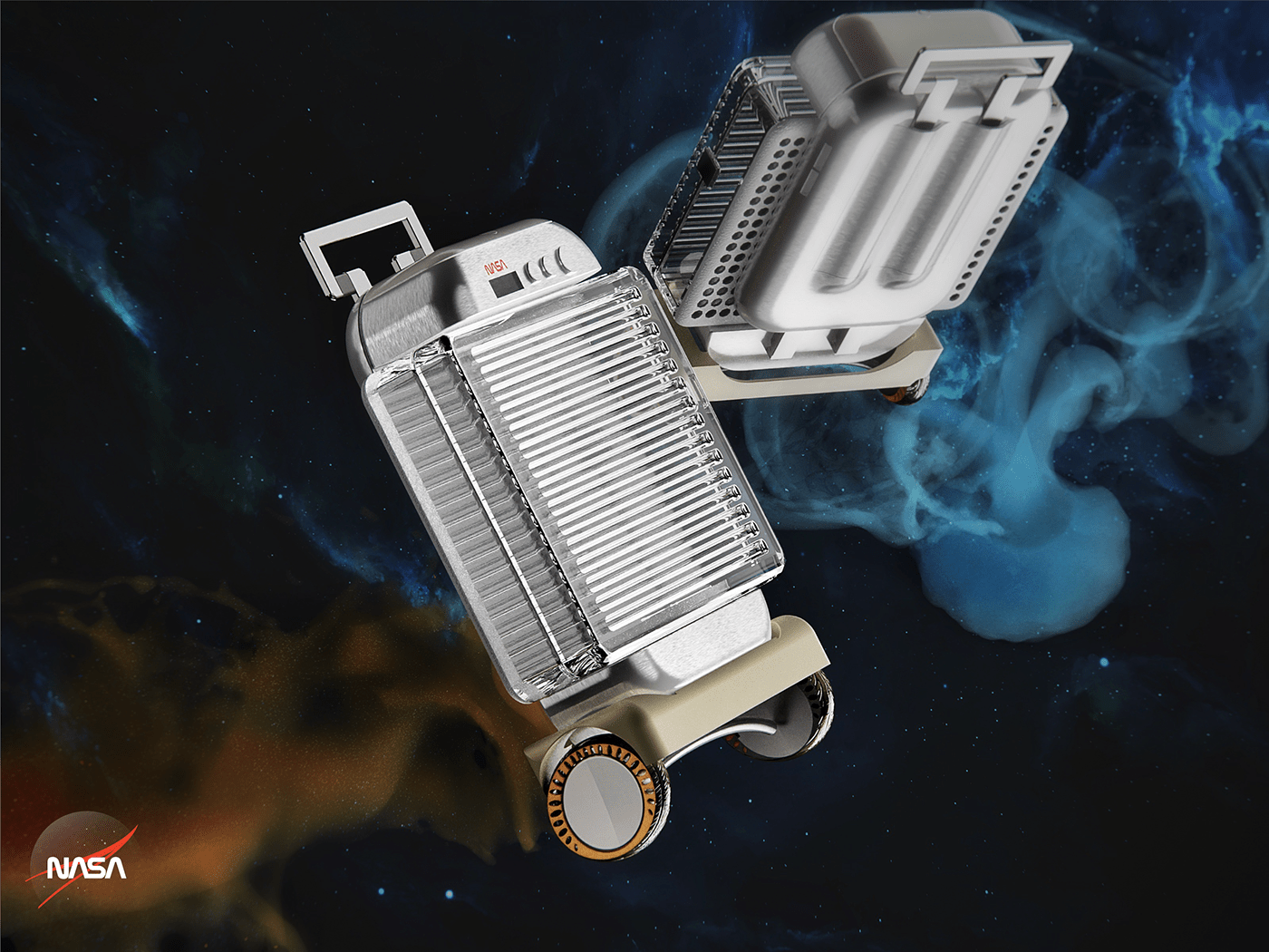 trunk，Space，astronaut，