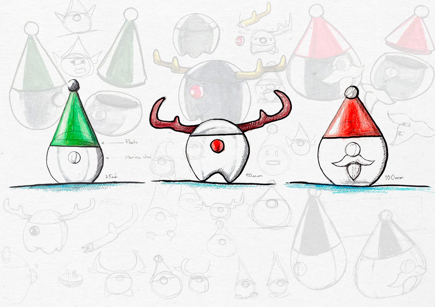 Christmas theme，lovely，Seasoning jar，chosen，