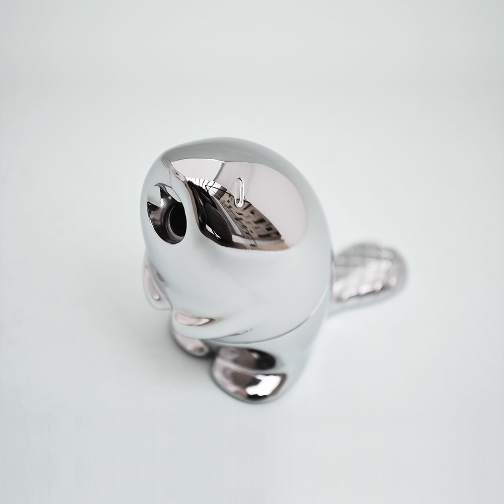 Stationery pencil sharpener，stainless steel，beaver，chosen，