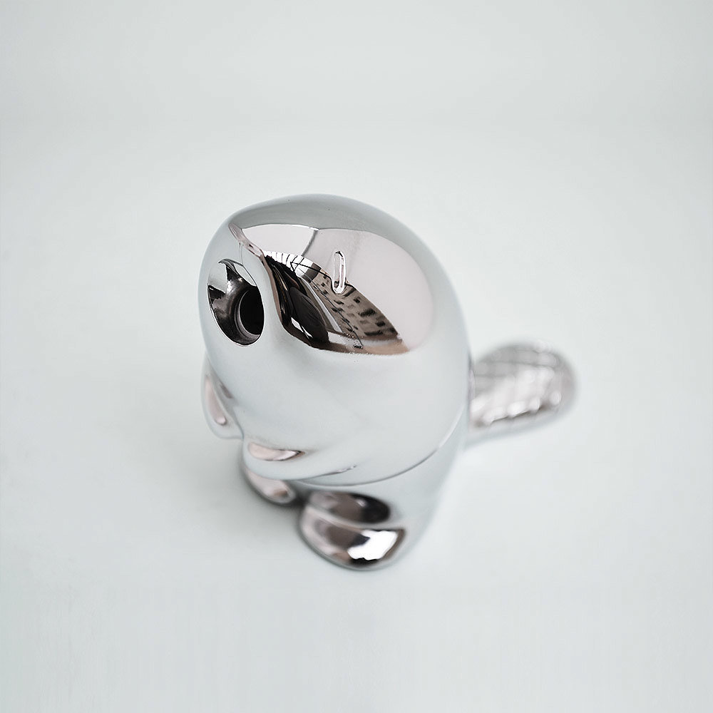 Stationery pencil sharpener，stainless steel，beaver，chosen，