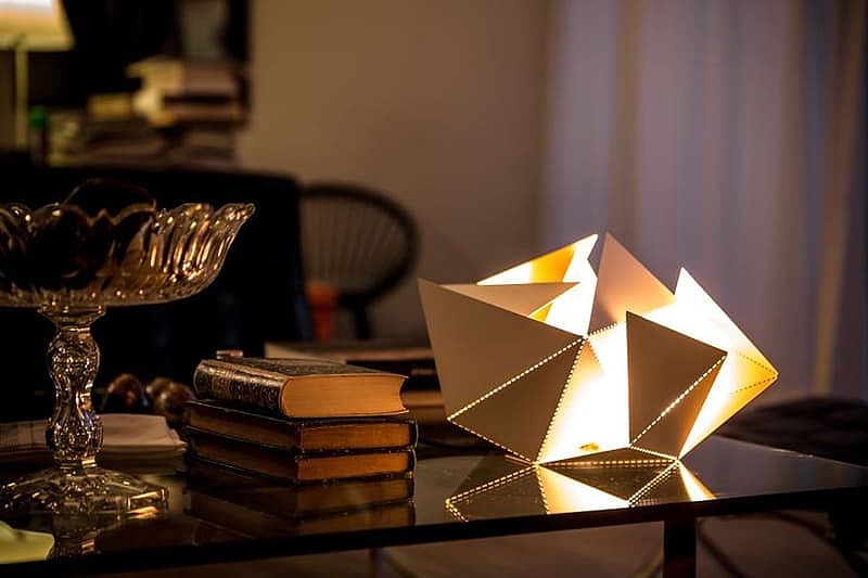 折纸，灯具，造型别致，设计感，