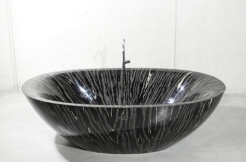 skin texture，Unique shape，bathtub，hand sink，Sense of design，wood，