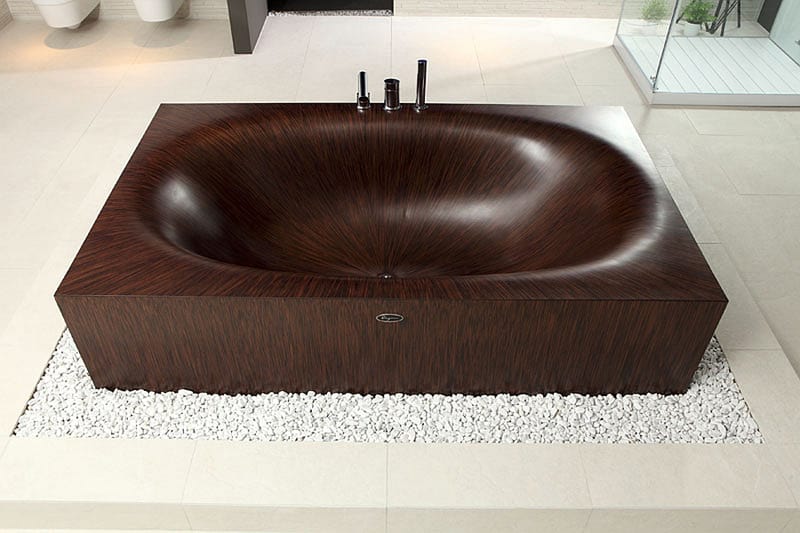 skin texture，Unique shape，bathtub，hand sink，Sense of design，wood，