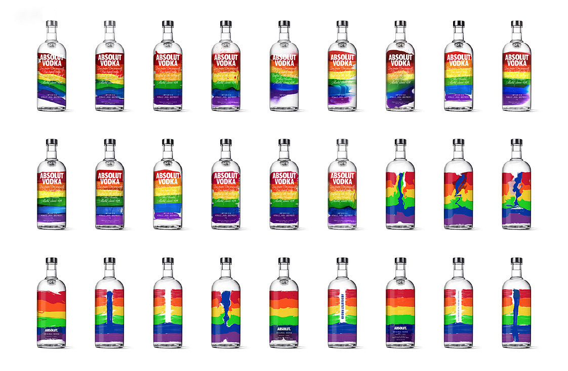 Rainbow design，Alcohol，award-winning work，Excellent design，