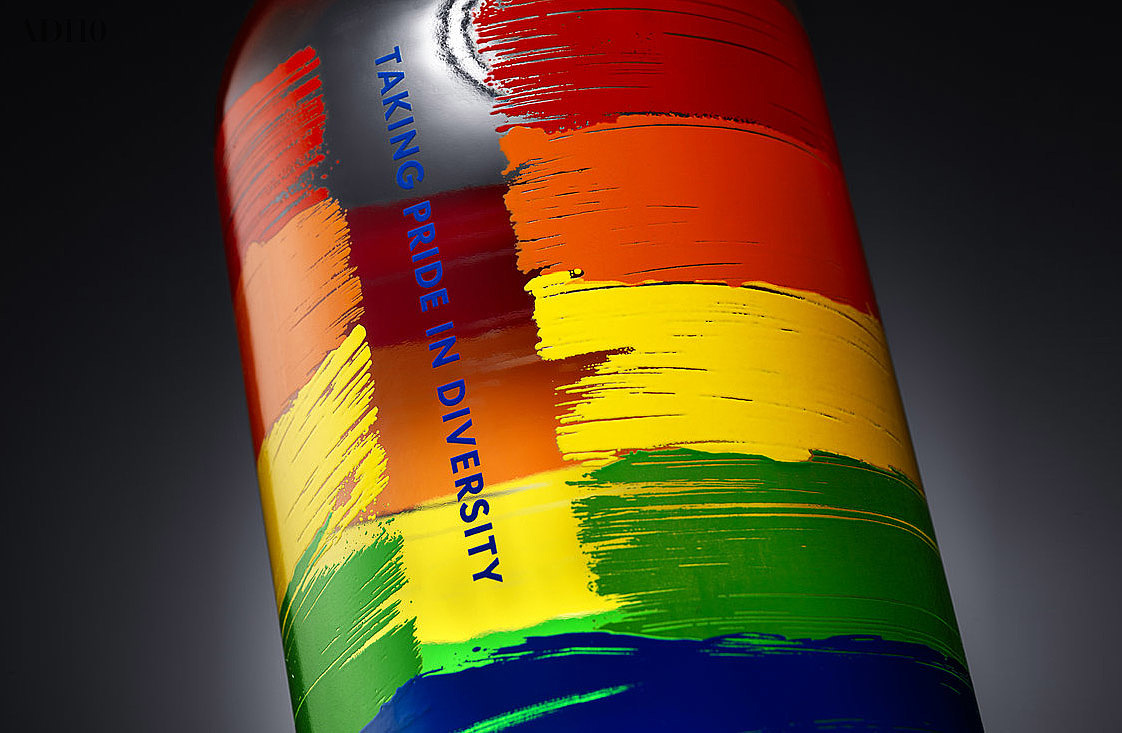 Rainbow design，Alcohol，award-winning work，Excellent design，