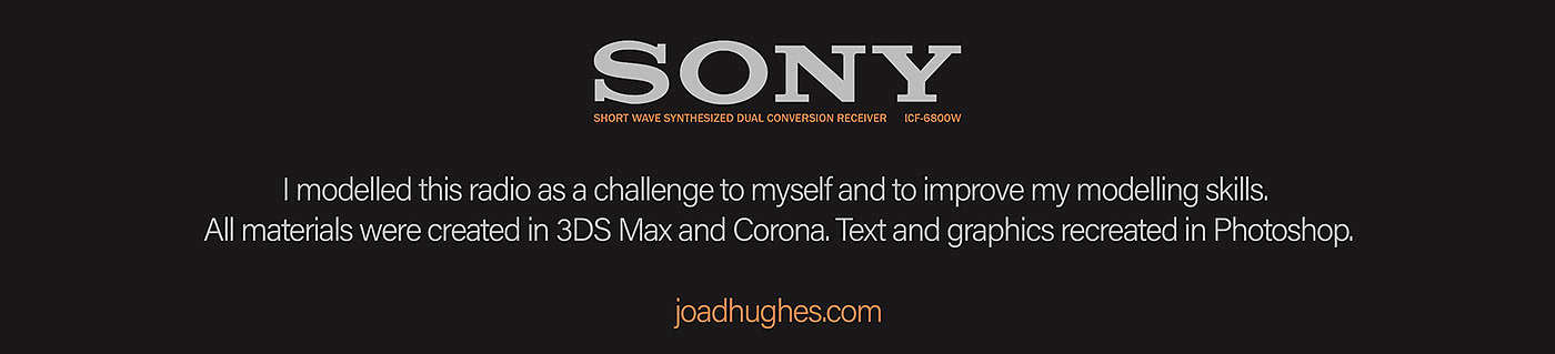 Sony ICF-6800W，Sony，radio，