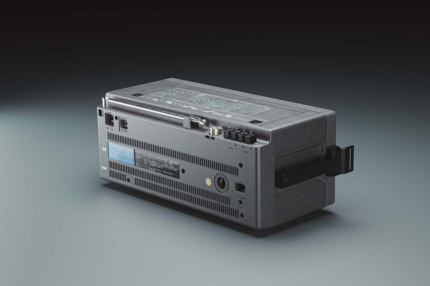 Sony ICF-6800W，Sony，radio，