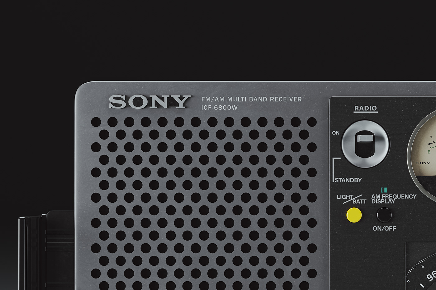 Sony ICF-6800W，Sony，radio，
