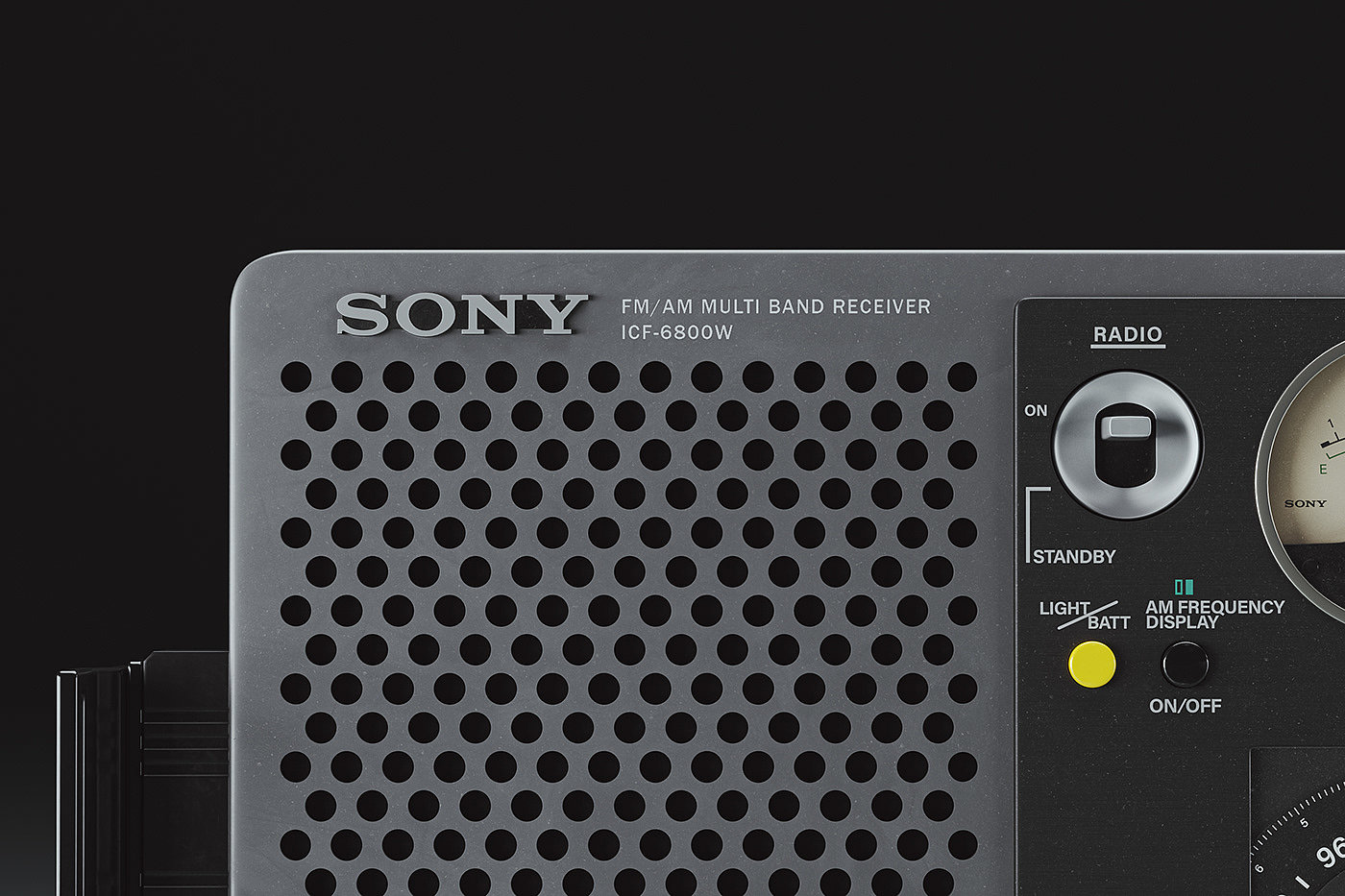 Sony ICF-6800W，Sony，radio，