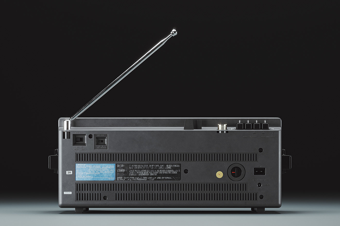 Sony ICF-6800W，索尼，收音机，