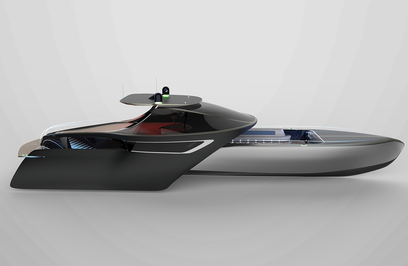 Luxury yacht ，Ship design，vehicle，