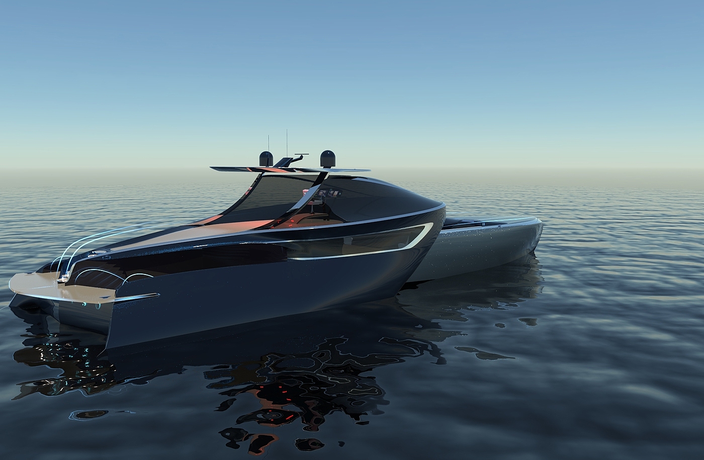 Luxury yacht ，Ship design，vehicle，