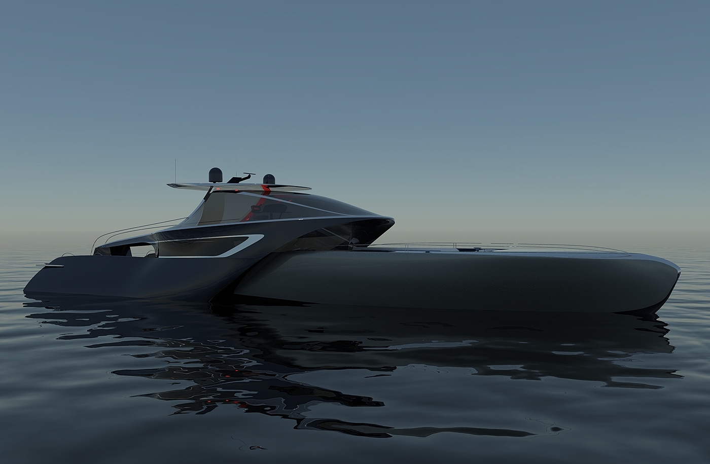 Luxury yacht ，Ship design，vehicle，