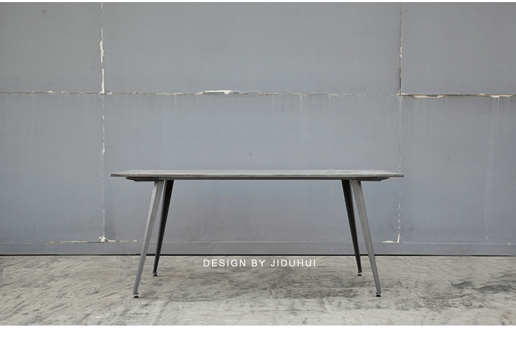 Cement Office，Cement table，concrete，Several degrees of gray，